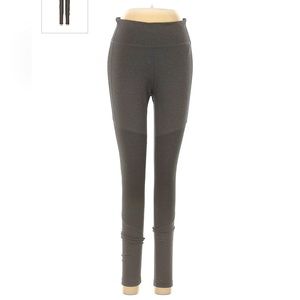 Adidas High Rise Waist Gray Active Pants - Size Medium